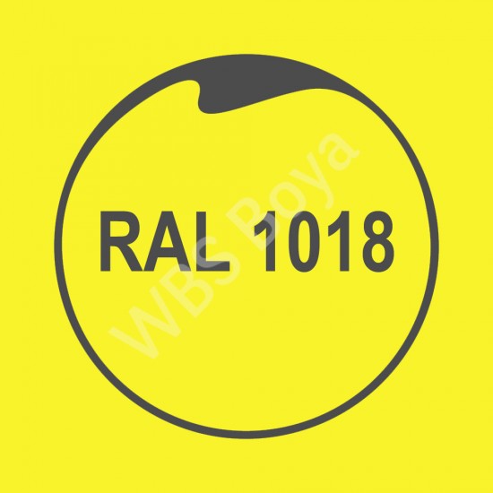 Endüstriyel Boya - Sarı (Ral 1018) - 0,85 Kg.