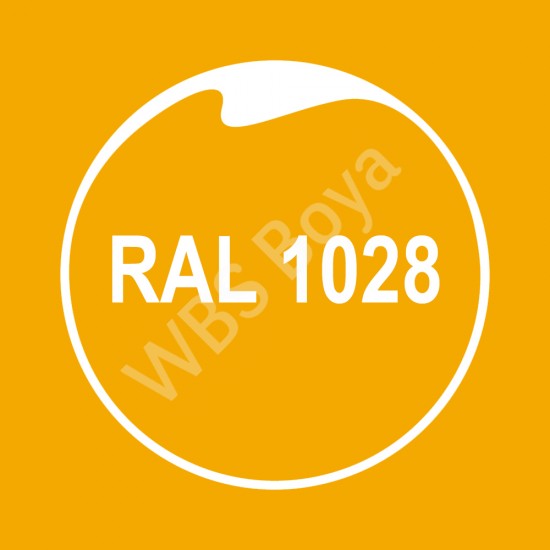 Endüstriyel Boya - Sarı (Ral 1028) - 2,5 Kg.