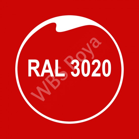 Endüstriyel Boya - Bayrak Kırmızı (Ral 3020) - 0,9 Kg.