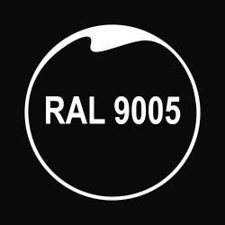 Endüstriyel Boya - Mat Siyah (Ral 9005) - 0,85 Kg.